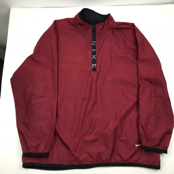 red vintage nike windbreaker